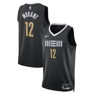 Ja Morant Memphis Éclatant Grizzlies Nike Unisex 2023/24 Swingman Jersey Black City Edition