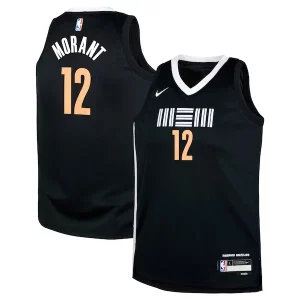 Ja Morant Memphis Exceptionnel Grizzlies Nike Youth Swingman Replica Jersey City Edition Black