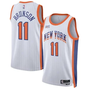 Jalen Brunson New York Knicks Nike Unisex Moderne 2024/25 Swingman Player Jersey City Edition White