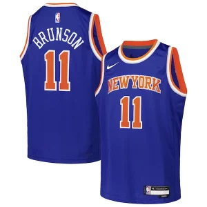 Jalen Brunson New York Unique Knicks Nike Youth Swingman Jersey Icon Edition Blue