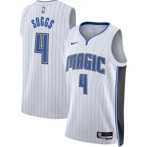 Jalen Suggs Orlando Magic Nike Unisex Swingman Jersey Association Edition White/Black Exclusif