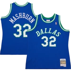 Jamal Mashburn Moderne Dallas Mavericks 2001/02 Hardwood Classics Swingman Jersey Blue