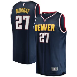 Jamal Murray Denver Unique Nuggets 2019/20 Fast Break Replica Player Jersey Icon Edition Navy