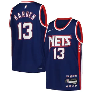 James Harden Brooklyn Nets Nike Youth Swingman Jersey City Edition Navy Sophistiqué