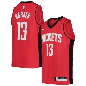 James Harden Houston Rockets Nike Youth Team Swingman Jersey Icon Edition Red Exclusif