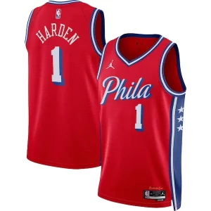 James Harden Magnifique Philadelphia 76ers Jordan Brand Unisex Swingman Jersey Statement Edition Red