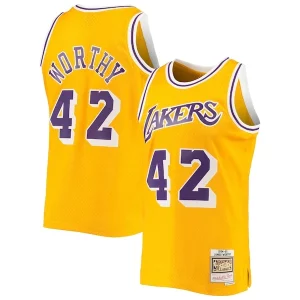 James Worthy Los Angeles Lakers 1984/85 Hardwood Authentique Classics Swingman Jersey Gold