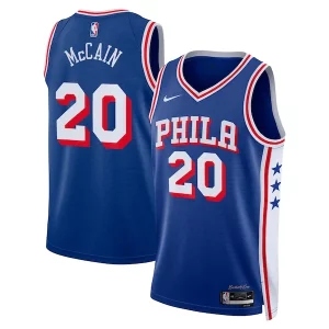 Jared McCain Philadelphia 76ers Nike Swingman Jersey Prime Icon Edition Royal