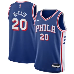 Jared McCain Élégant Philadelphia 76ers Nike Youth Swingman Jersey Icon Edition Royal