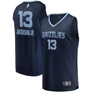 Jaren Jackson Jr. Memphis Grizzlies Replica Fast Break Admirable Jersey Navy Icon Edition