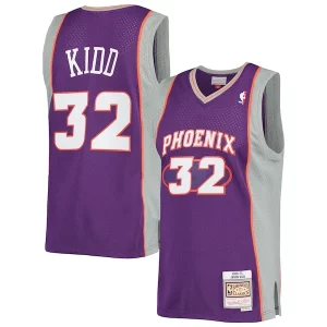Jason Kidd Phoenix Suns 2001/02 Hardwood Uniques Classics Swingman Jersey Purple