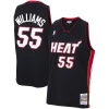 Jason Williams Vibrant Miami Heat 2005/06 Hardwood Classics Swingman Jersey Black
