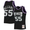 Jason Williams Sacramento Kings 2000/01 Hardwood Classics NBA 75th Anniversary Diamond Classique Swingman Jersey Black