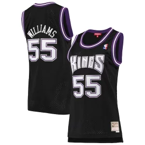 Jason Williams Sacramento Kings Women's 2000/01 Bold Hardwood Classics Swingman Jersey Black