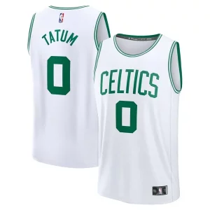Jayson Tatum Boston Celtics Fast Break Replica Player Jersey Association Edition White Personalisable