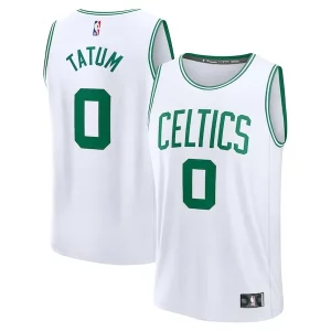 Jayson Moderne Tatum Boston Celtics Youth Fast Break Replica Player Jersey Association Edition White