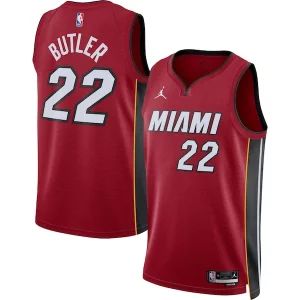 Jimmy Butler Miami Heat Jordan Brand Unisex Swingman Jersey Tendance Statement Edition Red