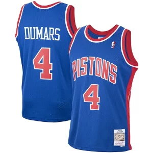 Joe Dumars Detroit Uniques Pistons 1988/89 Hardwood Classics Swingman Jersey Blue
