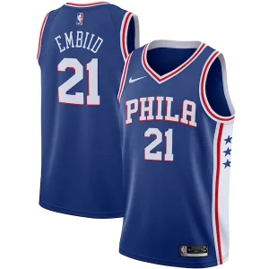 Joel Embiid Philadelphia Premium 76ers Nike 2019/2020 Swingman Jersey Icon Edition Royal