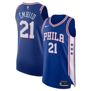Joel Collectible Embiid Philadelphia 76ers Nike Authentic Jersey Association Edition Royal