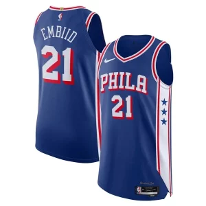 Joel Embiid Philadelphia 76ers Nike Authentic Jersey Association Edition Uniques Royal