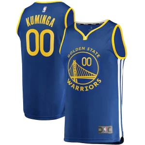 Jonathan Kuminga Golden State Warriors 2021 NBA Draft First Round Pick Fast Break Replica Jersey Royal Icon Edition Gracieux