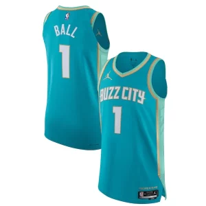 Jordan Brand LaMelo Ball Collectible Charlotte Hornets Authentic Jersey City Edition Teal