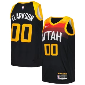 Jordan Clarkson Utah Jazz Nike Swingman Player Jersey City Edition Luxueux Black