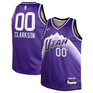 Jordan Clarkson Utah Jazz Nike Youth Swingman Replica Jersey Confortable City Edition Purple