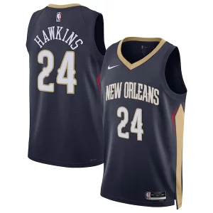 Jordan Hawkins New Orleans Pelicans Nike Unisex Swingman Jersey Incontournable Icon Edition Navy