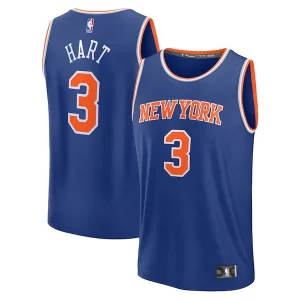 Josh Luxueux Hart New York Knicks Fast Break Replica Player Jersey Icon Edition Royal