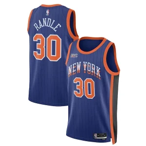 Julius Randle Personalisable New York Knicks Nike Unisex 2023/24 Swingman Jersey Blue City Edition