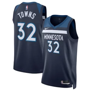 Karl Anthony Towns Minnesota Timberwolves Superbe Nike Unisex Swingman Jersey Icon Edition Navy