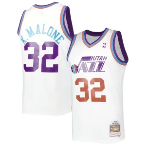 Karl Magnifique Malone Utah Jazz 1991/92 Hardwood Classics Reload 3.0 Swingman Jersey White
