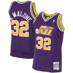 Karl Malone Utah Jazz Uniques 1991/92 Hardwood Classics Swingman Jersey Purple