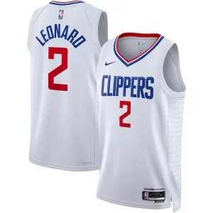 Kawhi Admirable Leonard LA Clippers Nike Unisex Swingman Jersey Association Edition White/Royal
