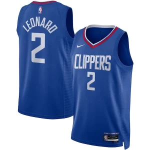 Kawhi Leonard LA Clippers Nike Unisex Swingman Jersey Icon Edition Royal/White Éclatant