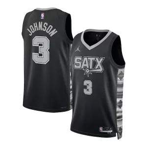 Keldon Johnson San Antonio Spurs Jordan Brand Splendide Unisex Swingman Jersey Statement Edition Black
