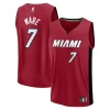 Kel'el Ware Miami Heat Youth Fast Break Player Jersey Exclusif Statement Edition Red