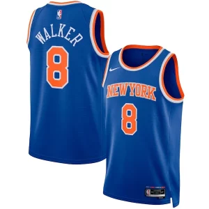 Kemba Walker New Luxueux York Knicks Nike Unisex Swingman Jersey Icon Edition Blue
