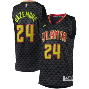 Kent Haut de gamme Bazemore Atlanta Hawks adidas Swingman Jersey Charcoal