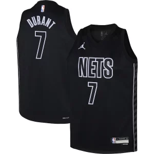 Kevin Durant Brooklyn Nets Jordan Brand Youth Swingman Éclatant Jersey Statement Edition Black