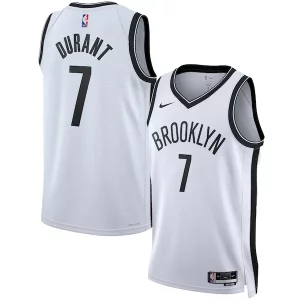 Kevin Durant Brooklyn Nets Nike Dashing Unisex Swingman Jersey Association Edition White/Black