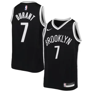 Kevin Durant Brooklyn Nets Nike Youth Swingman Jersey Icon Prime Edition Black