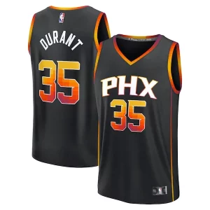 Kevin Durant Phoenix Suns Fast Break Replica Player Jersey Statement Bold Edition Black