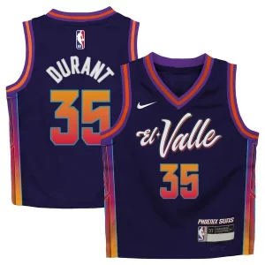 Kevin Durant Phoenix Suns Nike Confortable Preschool Swingman Replica Jersey City Edition Purple