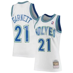 Kevin Garnett Minnesota Timberwolves 1995/96 Hardwood Classics Swingman Jersey White Confortable