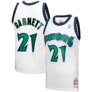 Kevin Garnett Minnesota Timberwolves 1997 Exclusif 98 Hardwood Classics Reload 3.0 Swingman Jersey White