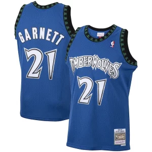 Kevin Distingué Garnett Minnesota Timberwolves 2001/02 Hardwood Classics Swingman Jersey Blue