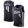 Kevin Huerter Sacramento Kings Nike Unisex Swingman Jersey Bold Association Edition Black